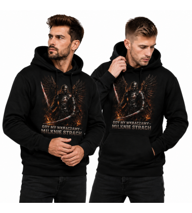 BLUZA Z KAPTUREM PATRIOTYCZNI Milknie Strach